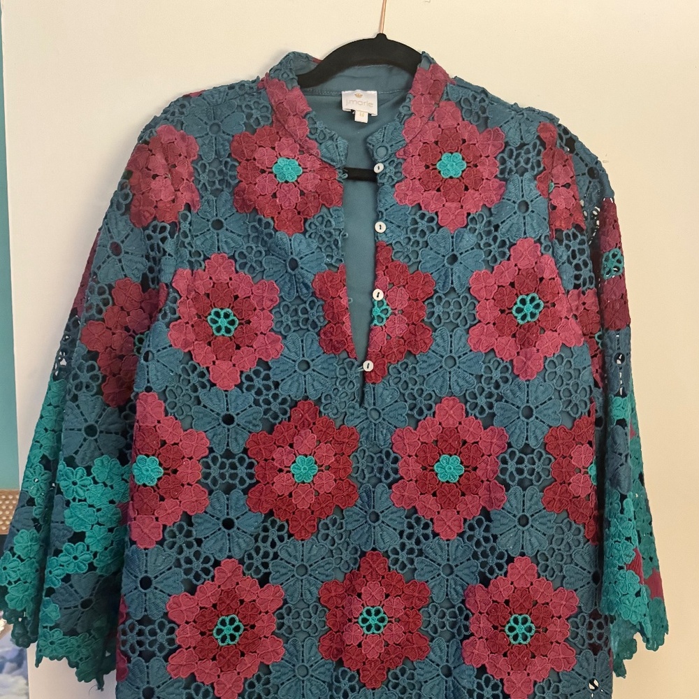 j.marie Mini Crochet Dress - M